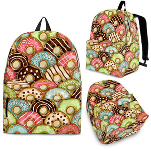 Donut Pattern Background Backpack