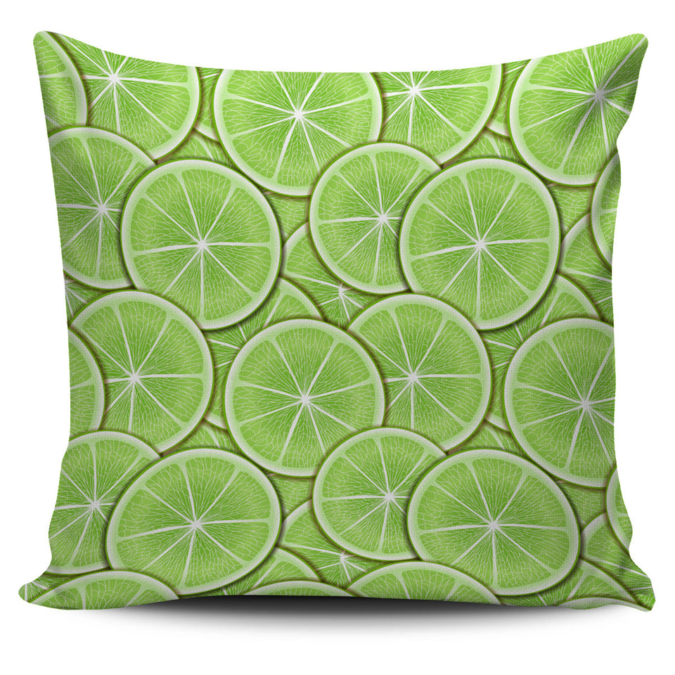 Sliced Lime Pattern Pillow Cover