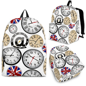 Wall Clock UK Pattern Backpack
