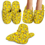 Duck Toy Pattern Print Design 04 Slippers