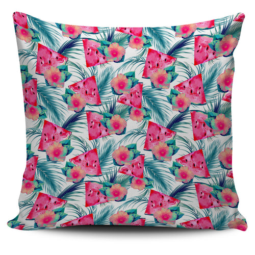 Watermelon Flower Pattern Pillow Cover