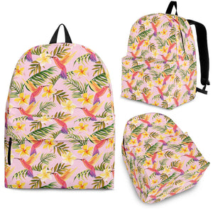 Hummingbird Pattern Print Design 03 Backpack