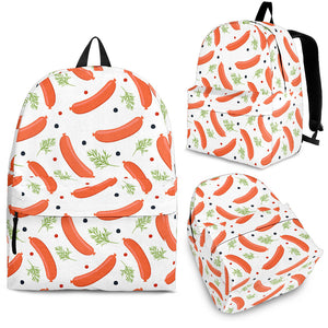 Sausage Pattern Print Design 03 Backpack