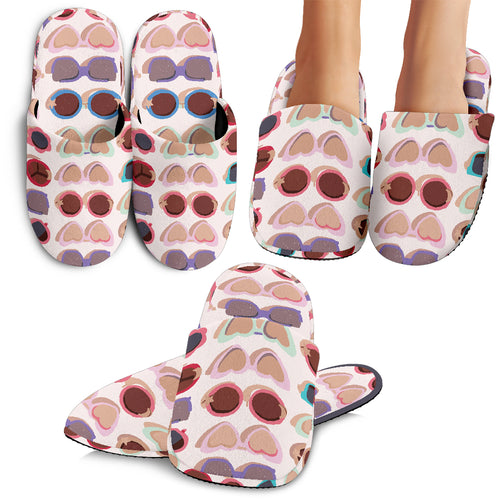 Sun Glasses Pattern Print Design 04 Slippers