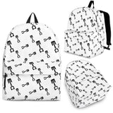 Engine Piston Random Pattern Print Design 04 Backpack