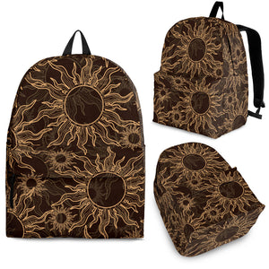 Sun Pattern Theme Backpack