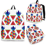 Geometric Pineapple Pattern Backpack