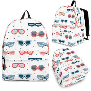 Sun Glasses Pattern Print Design 02 Backpack