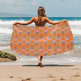 Popcorn Pattern Print Design 05 Beach Towel