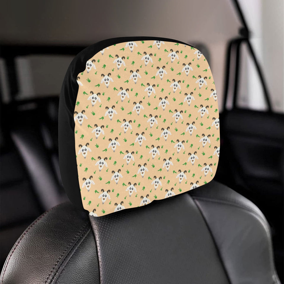 Goat Glass Pattern Car Headrest Cover