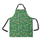 Green Peas Pattern Print Design 05 Adjustable Apron