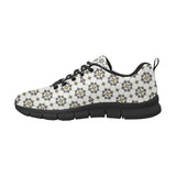 Arabic Morocco Pattern Background Men's Sneakers Black