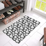 English Bulldog Pattern Print Design 02 Doormat