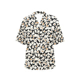 Popcorn Pattern Print Design 02 Women's All Over Print Hawaiian Shirt