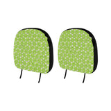 Sliced Kiwi Pattern Background Car Headrest Cover