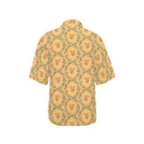 Squirrel Pattern Print Design 01 Women's All Over Print Hawaiian Shirt