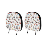 Sushi Japanese Pattern Car Headrest Cover