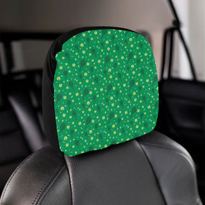 Tennis Pattern Print Design 03 Car Headrest Cover