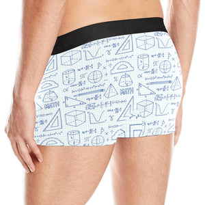 Math Pattern Print Design 03 Men's All Over Print Boxer Briefs Men's Underwear