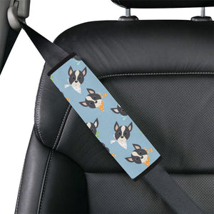 Cute Boston Terrier Pattern Car Seat Belt Cover