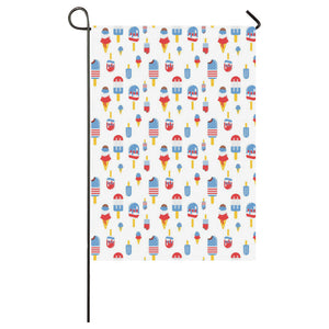 Ice Cream USA Theme Pattern House Flag Garden Flag