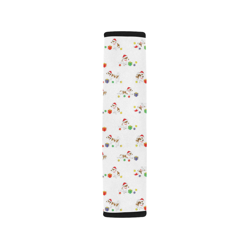 Jack Russel Pattern Print Design 02 Car Seat Belt Cover