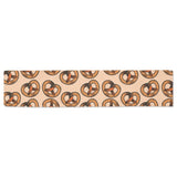 Pretzels Pattern Print Design 02 Table Runner