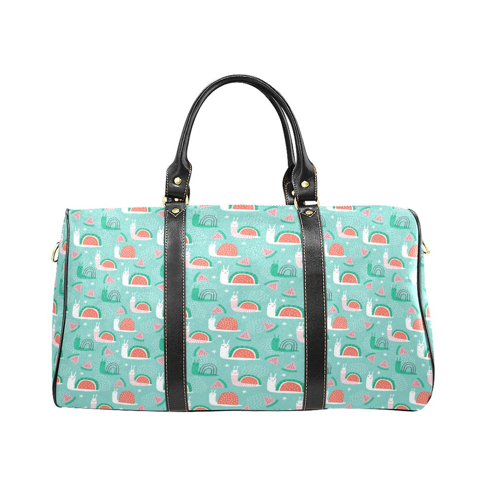 Snail Pattern Print Design 01 Travel Bag