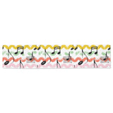 Music Notes Pattern Print Design 01 Table Runner