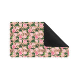 Rose Pattern Print Design 04 Doormat