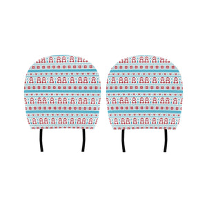 Penguin Sweater Printed Pattern Car Headrest Cover