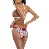 Sliced Dragon Fruit Pattern Sexy Bikinis Two-Pieces Swimsuits