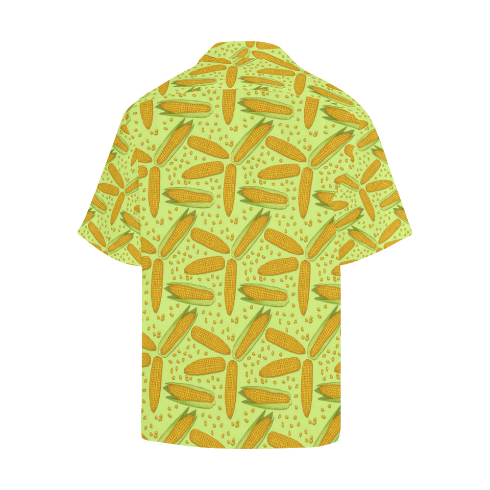 Corn Pattern Print Design 03 Men's All Over Print Hawaiian Shirt (Model T58)