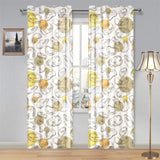 Potato Chips Pattern Print Design 02 Gauze Curtain