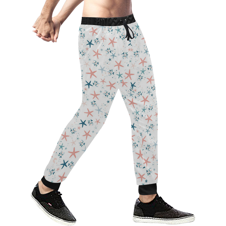 Starfish Pattern Background Unisex Casual Sweatpants