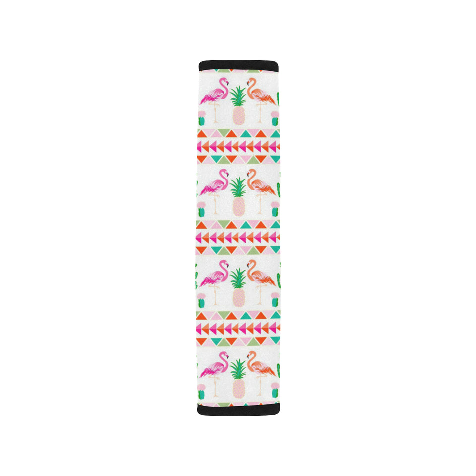 Flamingo Pattern Car Seat Belt Cover