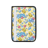 Duck Toy Pattern Print Design 01 Car Seat Belt Cover