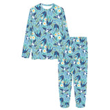 Swallow Pattern Print Design 05 Women's All Over Print Pajama Set