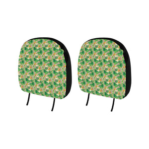 Pelican Pattern Print Design 05 Car Headrest Cover