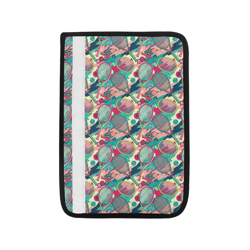 Tennis Pattern Print Design 01 Car Seat Belt Cover