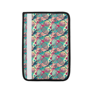 Tennis Pattern Print Design 01 Car Seat Belt Cover