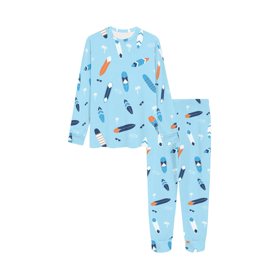 Surfboard Pattern Print Design 05 Kids' Boys' Girls' All Over Print Pajama Set