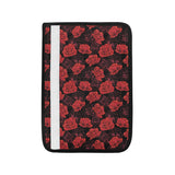 Rose Pattern Print Design 01 Car Seat Belt Cover