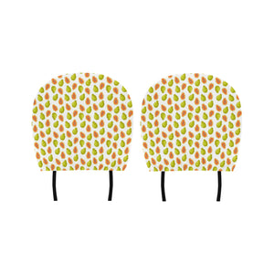 Papaya Pattern Theme Car Headrest Cover