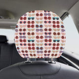 Sun Glasses Pattern Print Design 04 Car Headrest Cover