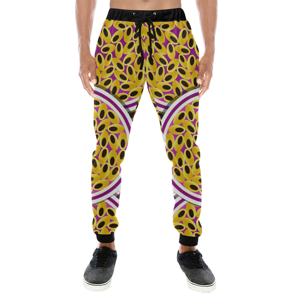 Passion Fruit Seed Pattern Unisex Casual Sweatpants