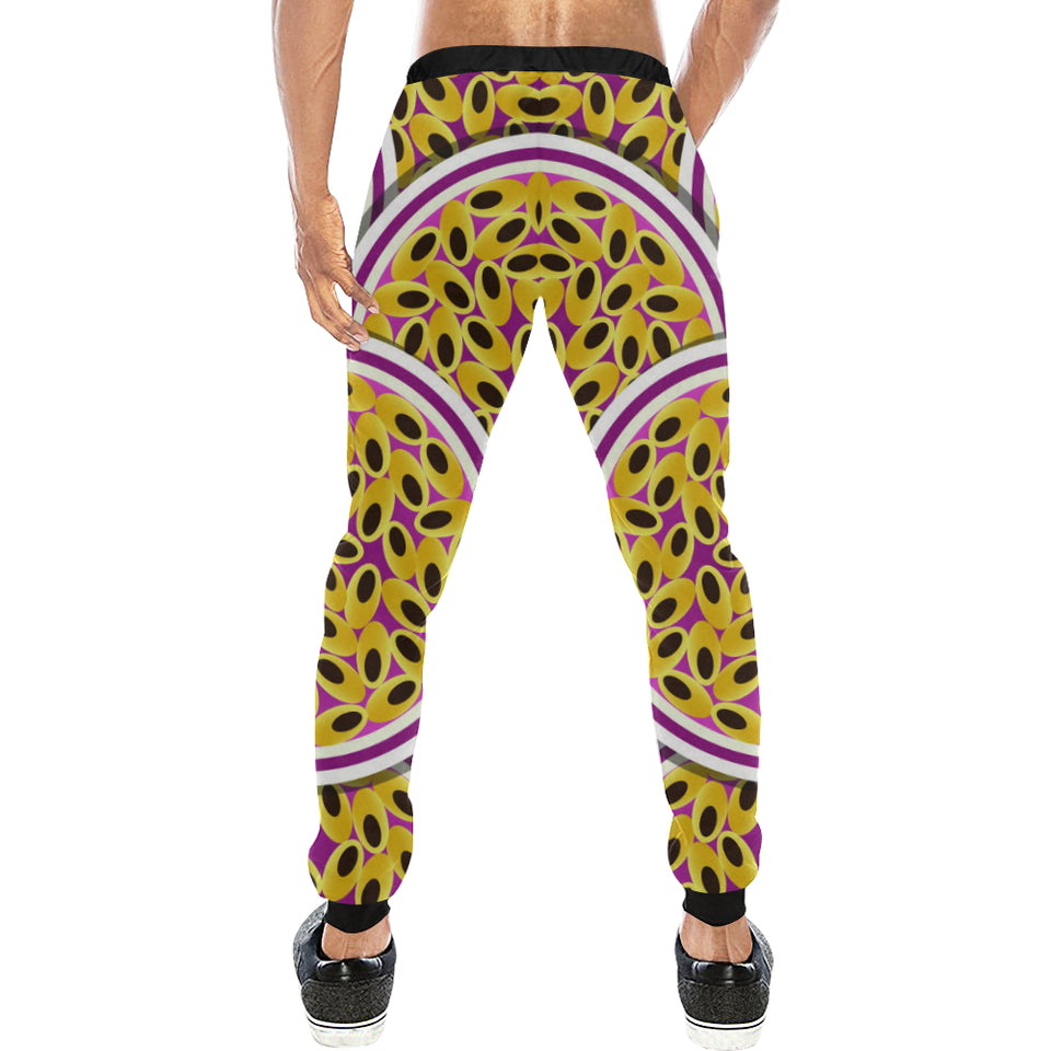 Passion Fruit Seed Pattern Unisex Casual Sweatpants