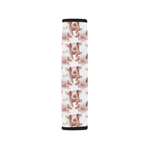 Pig Pattern Print Design 04 Car Seat Belt Cover