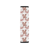 Pig Pattern Print Design 04 Car Seat Belt Cover