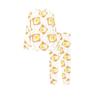 Bread Toast Pattern Print Design 02 Kids' Boys' Girls' All Over Print Pajama Set